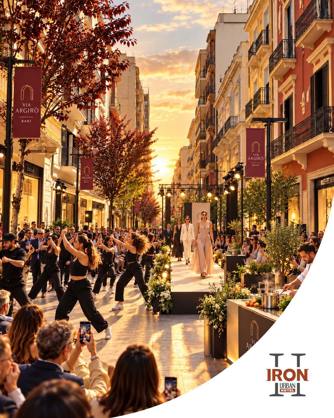 🌟 𝗨𝗡𝗔 𝗡𝗢𝗧𝗧𝗘 𝗦𝗣𝗘𝗖𝗜𝗔𝗟𝗘 𝗡𝗘𝗟 𝗖𝗨𝗢𝗥𝗘 𝗗𝗜 𝗕𝗔𝗥𝗜!
Moda, musica, spettacoli e sapori si incontrano nella nuova Via Argiro!

📅 Venerdì 16 ottobre arriva White Light White Night, la Notte Bianca che celebra la riqualificazione di una delle vie più amate della città.

Dalle 18:00, sfilate, flash mob, show cooking e degustazioni animeranno il centro di Bari, con i negozi aperti fino alle 23:00. ✨

🏨 Iron Hotel è il punto di partenza ideale per scoprire Bari e i suoi appuntamenti: una sistemazione confortevole e la libertà di organizzare la tua serata in città.

Vivi gli eventi, scopri Bari e concediti il piacere di un soggiorno senza pensieri!

🏨 𝗜𝗿𝗼𝗻 𝗛𝗼𝘁𝗲𝗹
📌 Via Ettore Carafa, 16 - Bari 70124
📞 Tel. +39 080 556 36 33
✉️ book@ironhotel.it
🌐 www.ironhotel.it

#IronHotel #ViaArgiro #NotteBiancaBari #BariDaVivere #VisitBari #BariEventi